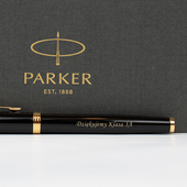 Zestaw Parker Pióro i Długopis w eleganckim Etui Prezent na Prymicje Jubileusz