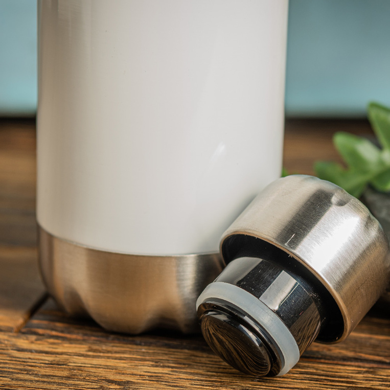 Butelka termiczna z grawerem JESTEM JAK KAWA na prezent