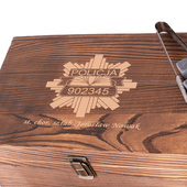 Zestaw do whisky DLA POLICJANTA – grawer ID, stopień i nazwisko