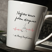 Kubek Latte z nadrukiem DLA LEKARZA na prezent