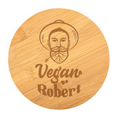 Szklana salaterka z grawerem na PREZENT DLA WEGETARIANINA