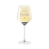 Kieliszek do wina białego dla NAJLEPSZEJ DZIEWCZYNY