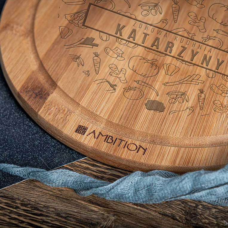 Deska do krojenia dla wielbiciela ZDROWEJ ŻYWNOŚCI