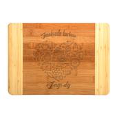 Deska do krojenia z grawerem SMAKOWITA KUCHNIA + IMIĘ na WALENTYNKI