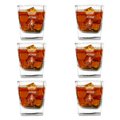 Szklanki do whisky w zestawie 6 sztuk z grawerem KONESER + IMIĘ