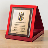 Podziękowanie za służbę DLA MARYNARZA eleganckie etui EMERYTURA