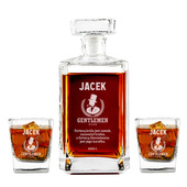 Zestaw karafka i 2 szklanki - na prezent DLA GENTLMENA