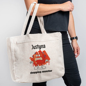 Torba na zakupy SHOPPING MONSTER dla ZAKUPOHOLICZKI