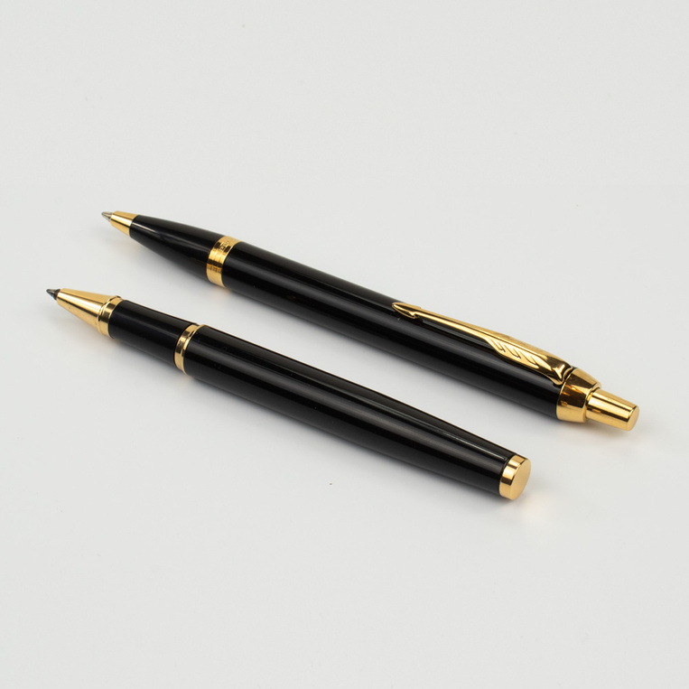 Pióro kulkowe i długopis Parkera GRAWER INICJAŁÓW prezent Imieniny Urodziny