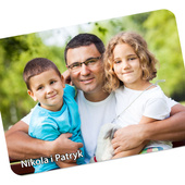 Duża podkładka pod mysz 40x28 cm na prezent DLA MAMY I TATY