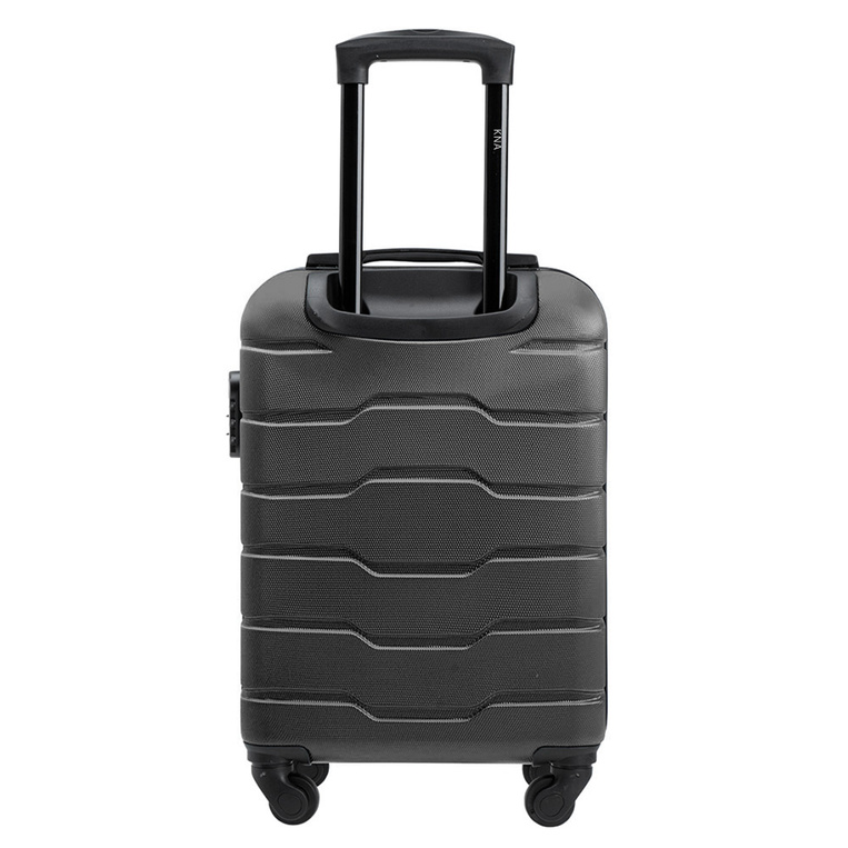 Personalizowana walizka kabinowa Puccini – czarna, GRAWEROWANE INICJAŁY