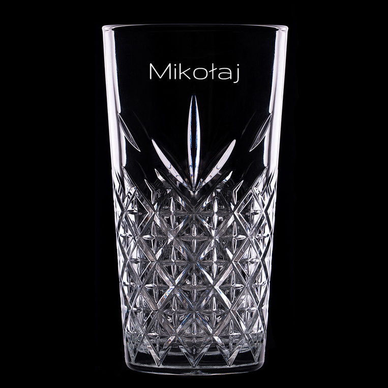 Szklanka do drinków 470 ml z grawerem – personalizowany prezent DLA NIEGO