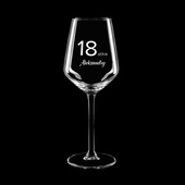 Kieliszek do wina białego na 18-stkę DLA NIEJ