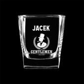 Szklanka do whisky DLA GENTLMENA z grawerem