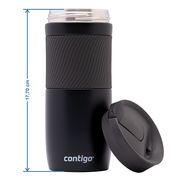 Kubek Contigo Byron na prezent – bordowy GRAWER MONOGRAMU