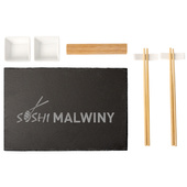 Zestaw do sushi DLA NIEJ z grawerowaną deską kamienną