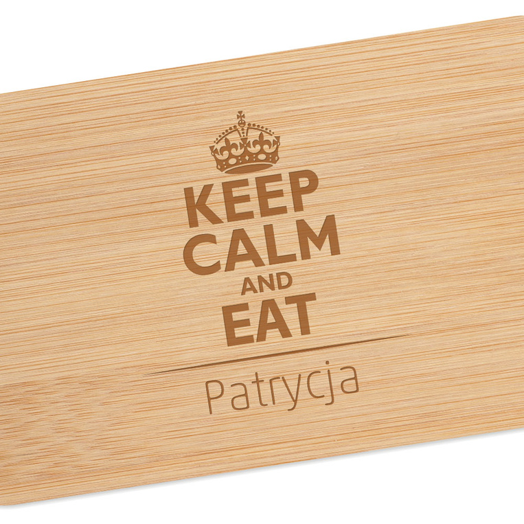 Lunch box z bambusową pokrywką TWOJA PERSONALIZACJA