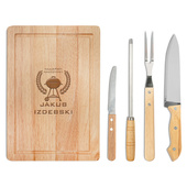 Zestaw do grilla na prezent DLA NAJLEPSZEGO NAUCZYCIELA z grawerem