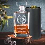 Personalizowana karafka do whisky z grawerem PREZENT NA URODZINY