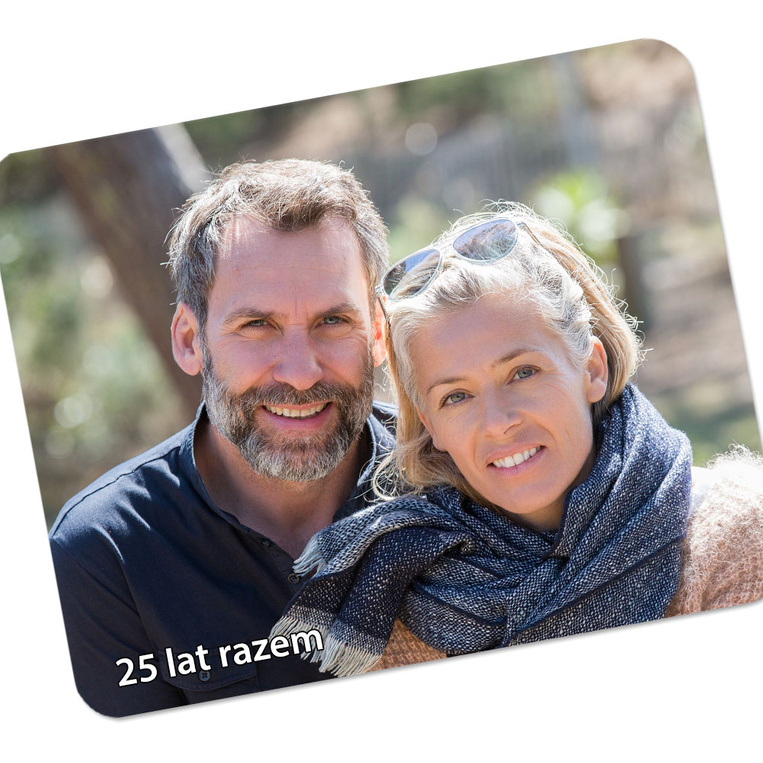 Podkładka pod mysz NA ROCZNICĘ ŚLUBU twoje zdjęcie + tekst