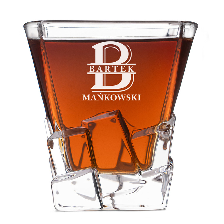 Szklanka Lodowa do whisky z grawerem – PREZENT Z PERSONALIZACJĄ dla niego