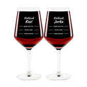 2 kieliszki do wina z TWOIM GRAWEREM na prezent DLA PARY na TRUDNY DZIEŃ