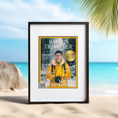 Personalizowany plakat ze zdjęciem DLA PODRÓŻNIKA– zabawny prezent