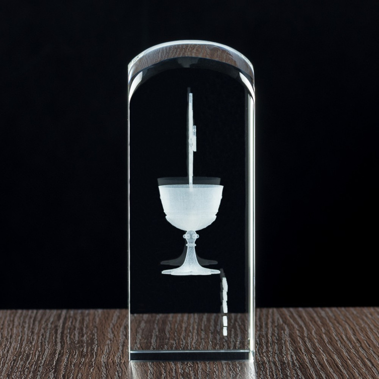 Pamiątka I Komunii Św. - od Matki i Ojca Chrzestnego Hostia i Kielich