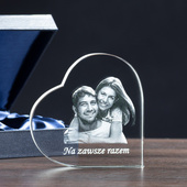 FOTOKRYSZTAŁ - zdjęcie w krysztale na Walentynki Rocznicę Święta