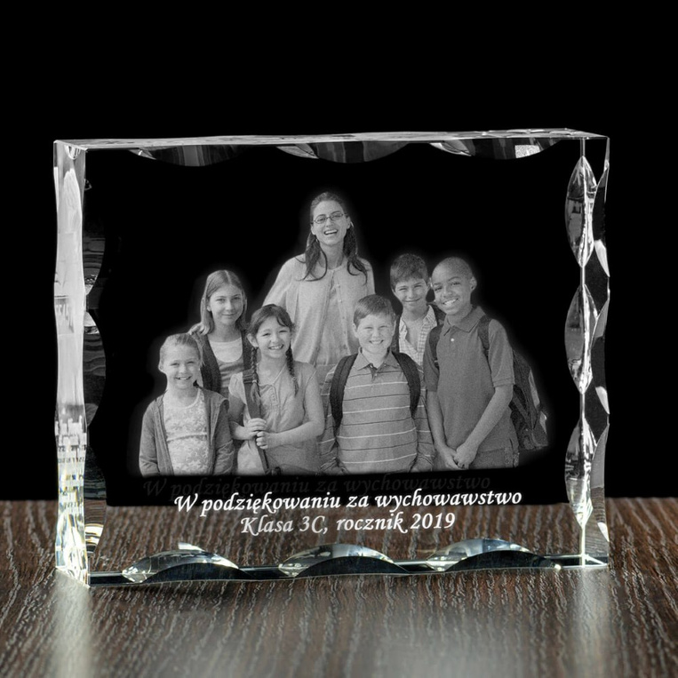 Zdjęcie Klasowe w szkle na Zakończenie Roku DLA NAUCZYCIELA