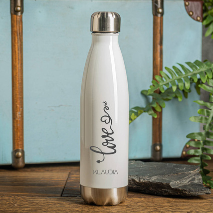 PERSONALIZOWANA butelka termiczna na prezent z miłości grawer LOVE + IMIĘ