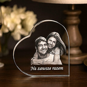 Personalizowana fotolampka 2D 110x110x20 mm ze zdjęciem | Statuetka LED