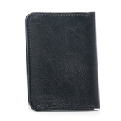 Portfel SLIM czarny z tłoczonymi inicjałami PREZENT DLA NIEGO