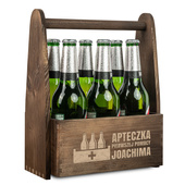 Nosidło na piwo z grawerem APTECZKA PIERWSZEJ POMOCY + IMIĘ