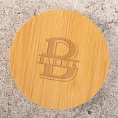 Personalizowany otwieracz bambusowy do piwa GRAWER INICAŁU I IMIENIA