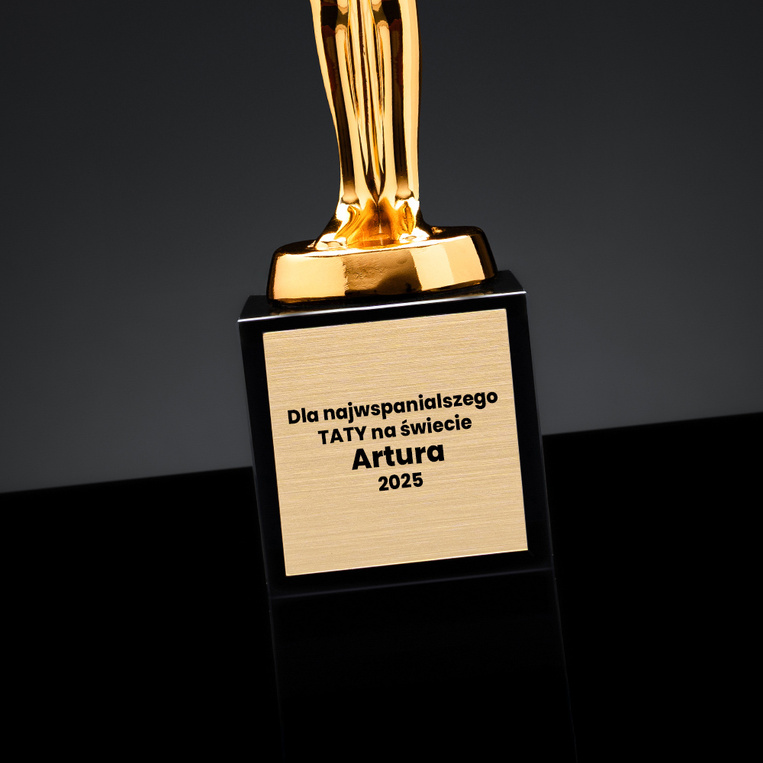 Personalizowana Statuetka Oscar – wyjątkowy prezent DLA TATY