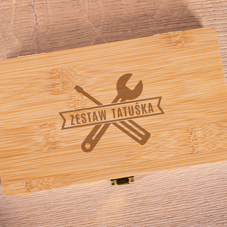 Zestaw 21 narzędzi PREZENT DLA TATY z twoim grawerem