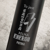 Personalizowana butelka termiczna z grawerem PREZENT DLA AKTYWNEGO FACETA