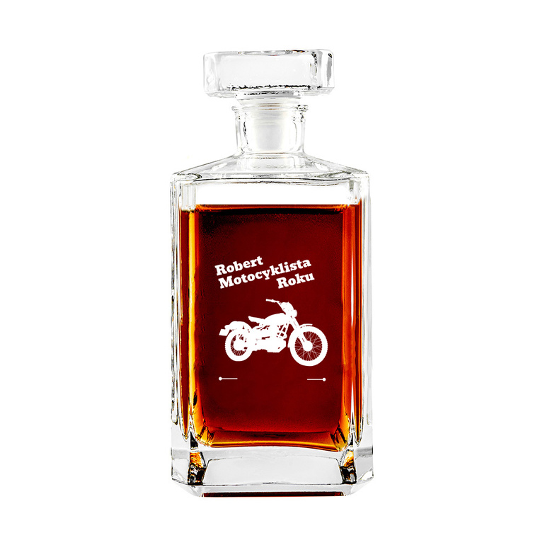Karafka z grawerem DLA MOTOCYKLISTY na prezent DLA NIEGO