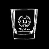 Szklanka do whisky z okazji 45 LAT prezent na urodziny
