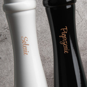 Zestaw Mega Dużych Młynków do Soli i Pieprzu z Grawerem 'Solenie' i 'Pieprzenie