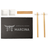 Zestaw do sushi NA PREZENT z grawerem PODRĘCZNY ZESTAW + IMIĘ