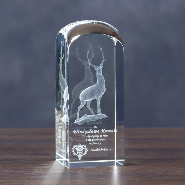 Statuetka Nagroda dla Myśliwego za wkład pracy na rzecz Koła Łowieckiego