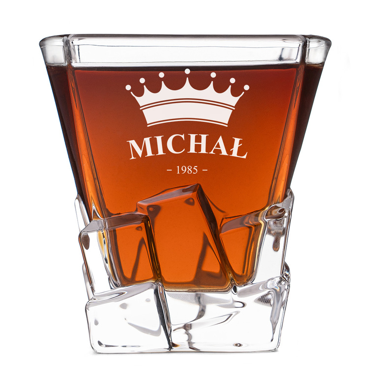 Szklanka Lodowa Premium z imieniem – PREZENT URODZINOWY twój grawer