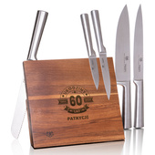 DAR NA 60. wiosnę DLA PANI DOMU – noże z grawerem i blokiem
