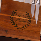 Zestaw noży + blok magnetyczny z grawerem – PREZENT URODZINOWY