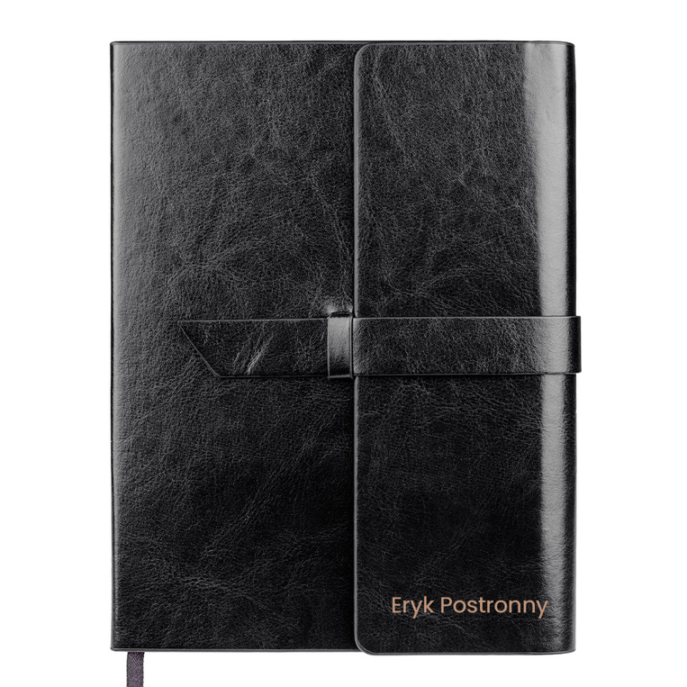 NOTES DLA FACETA - ekoskóra, personalizowany grawer