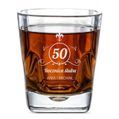 Prezent na 50 ROCZNICĘ ŚLUBU - Szklanka do whisky