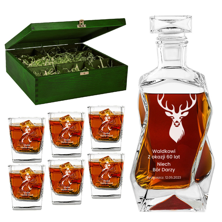 PREZENT DLA MYŚLIWEGO amatora szkockiej whisky WĘDROWNICZEK