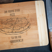 Deska do krojenia z grawerem PREZENT DLA MAMY personalizowany